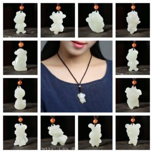 Jade pendant-cartoon shape